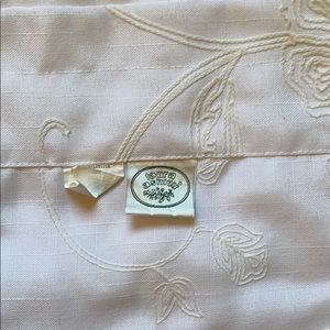 2 White curtain panels. 36x94. Pure white.